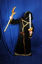 Cosplay-Cover: Magicka Magier (schwarz)