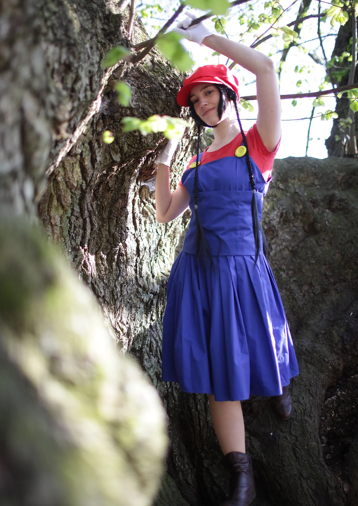 Cosplay-Cover: Super Mario (weiblich)