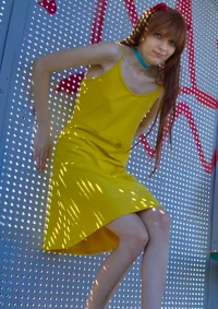 Cosplay-Cover: Asuka Soryu Langey (yellow dress)