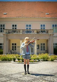 Cosplay-Cover: Kaori Miyazano (violin)