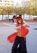 Cosplay-Cover: Pseudo-Naruto-Fuchsi (Kitsune no jutsu)