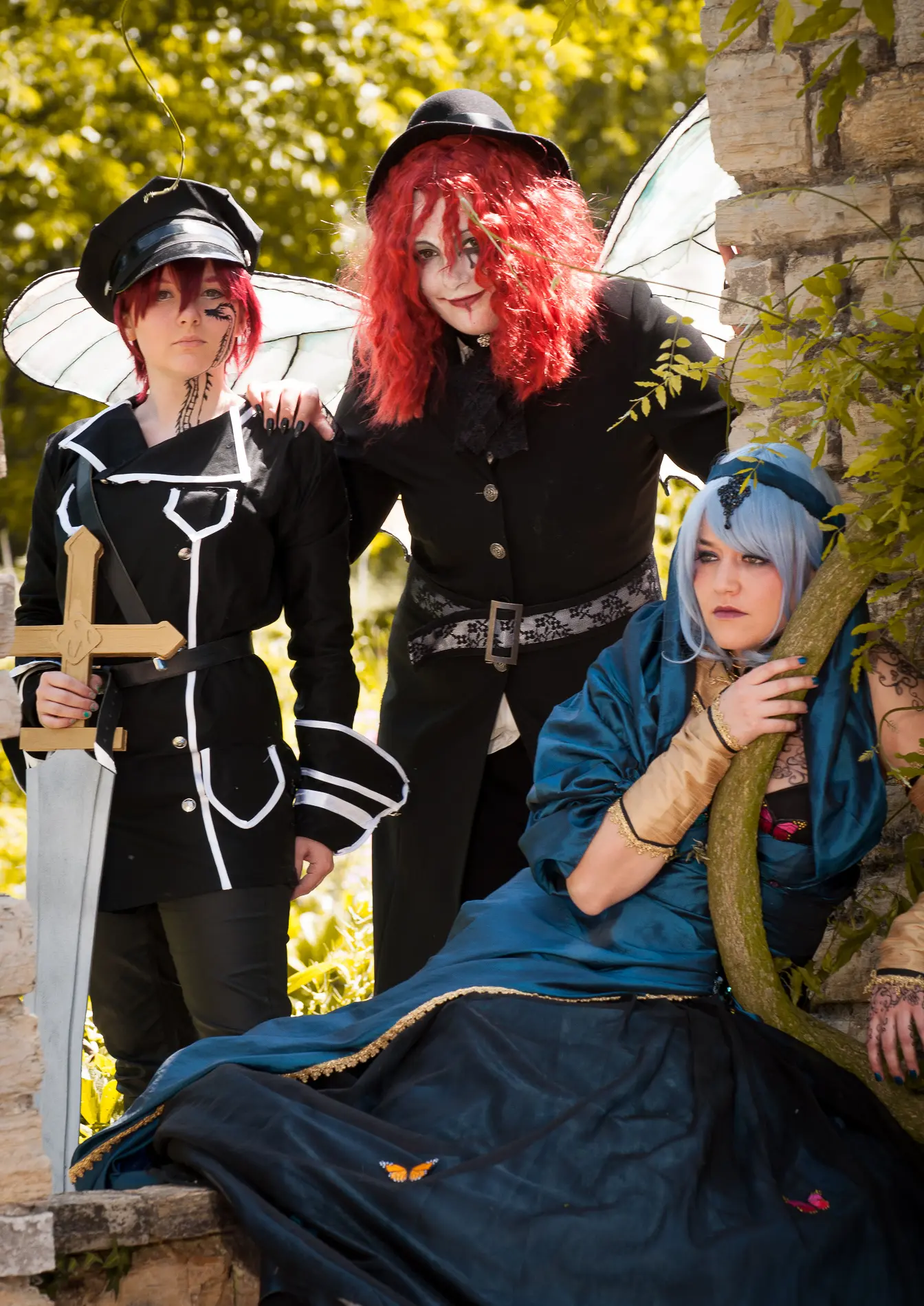 Cosplay-Cover: Erzengel Michael (Uniform schwarz )