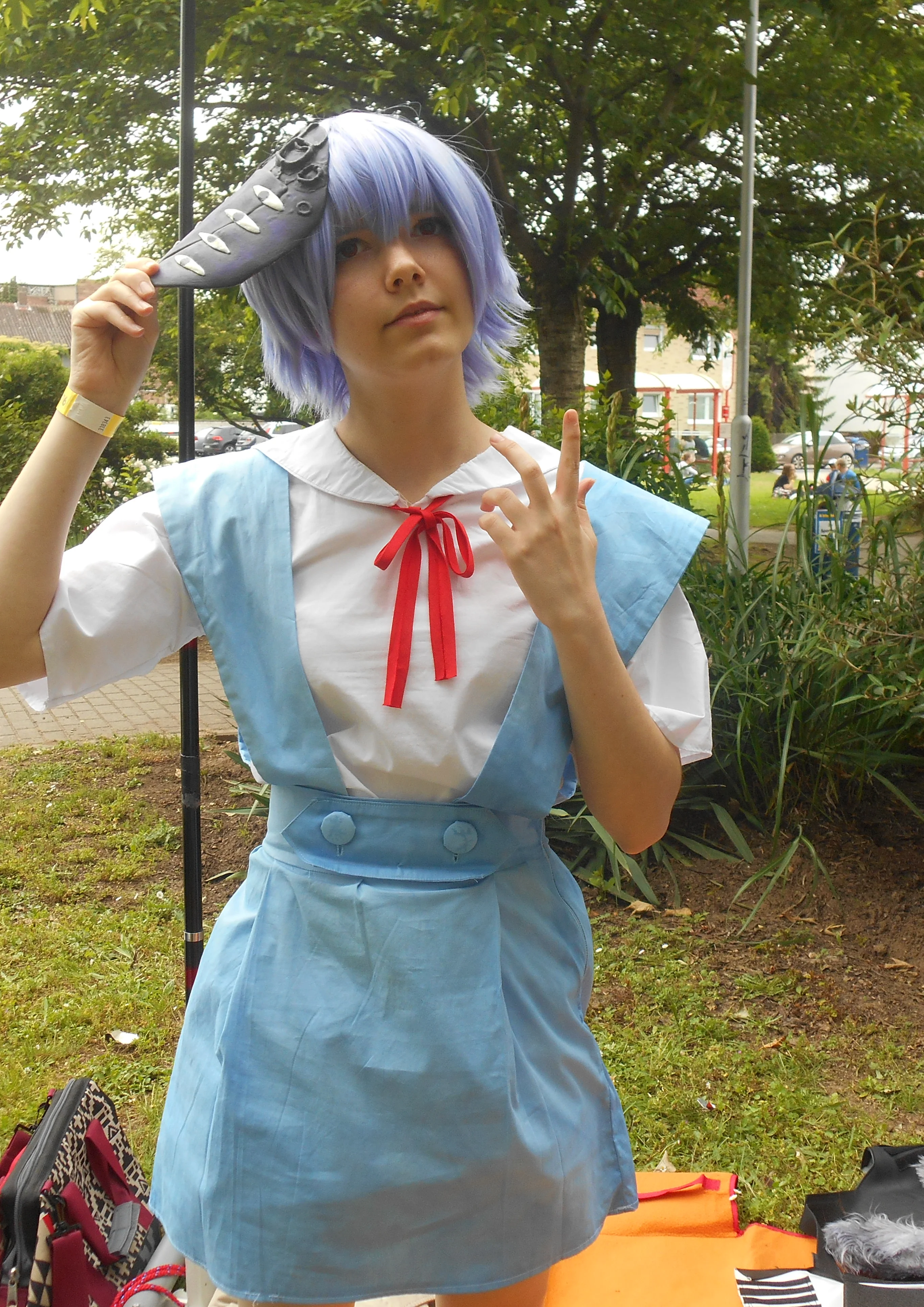 Cosplay-Cover: Rei Ayanami (school uniform)