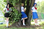 Cosplay-Cover: Rei Hino - Sommerschuluniform