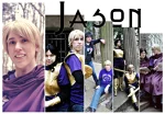 Cosplay-Cover: Jason Grace [Camp-Shirt, Praetor, Battle Amor]