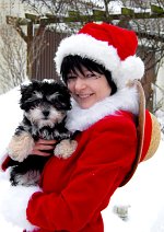 Cosplay-Cover: Monkey D. Luffy (Christmas version)