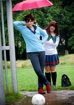 Cosplay-Cover: Ran Mori ₪ Mittelschuluniform