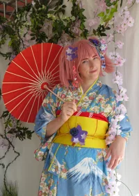 Cosplay-Cover: 🎀 Madoka Kaname [Yukata BLAU]