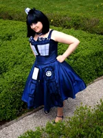 Cosplay-Cover: TARDIS human
