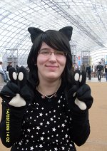 Cosplay-Cover: schwarze katze