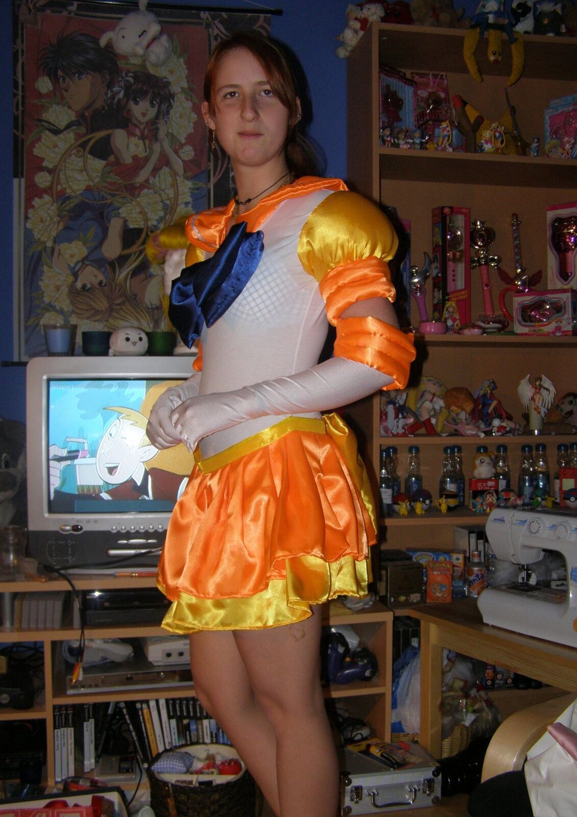 Cosplay-Cover: Sailor Venus (halbfertig *g*