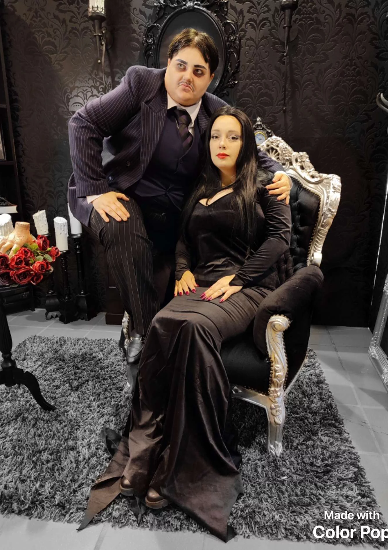 Cosplay-Cover: Morticia Addams