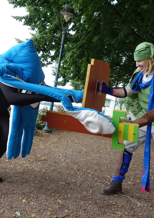 Cosplay-Cover: Tinten Titan Team Blau