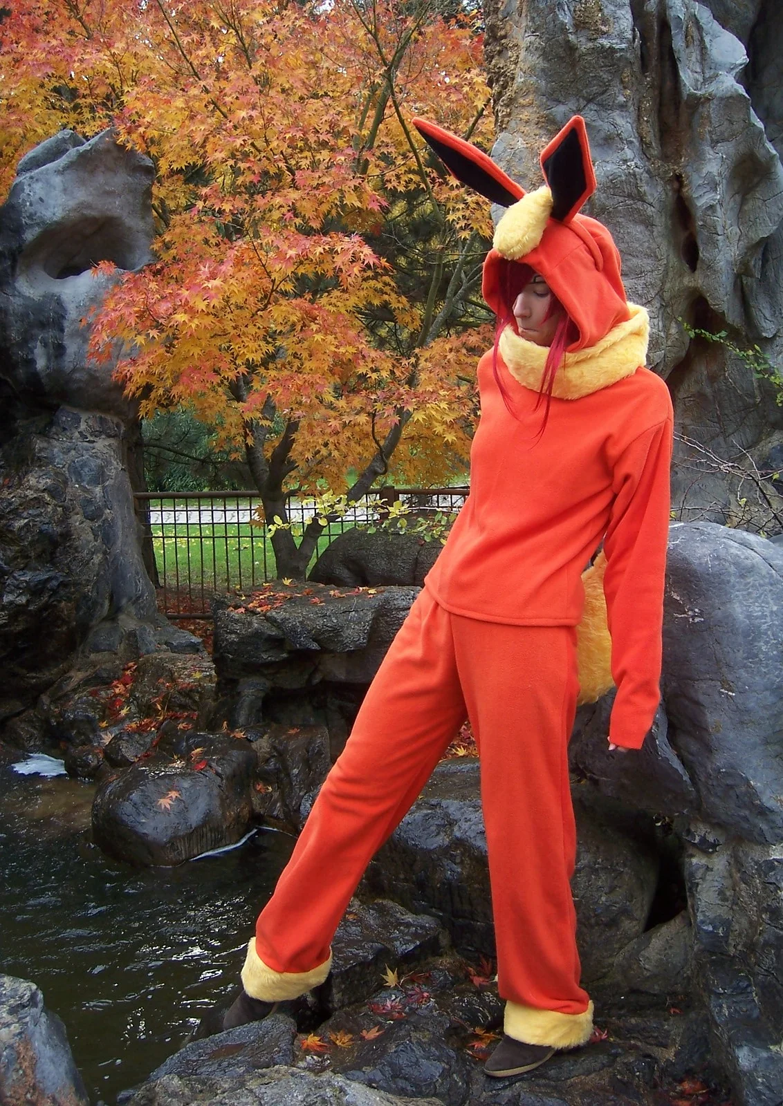 Cosplay-Cover: Renji Abarai Fire Pokemon Flamara