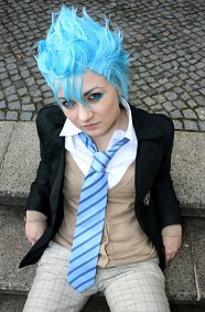 Cosplay-Cover: Grimmjow Jaegerjaquez (Schuluniform - Fanart)