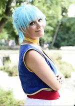 Cosplay-Cover: Bulma Briefs (Wüstenoutfit)