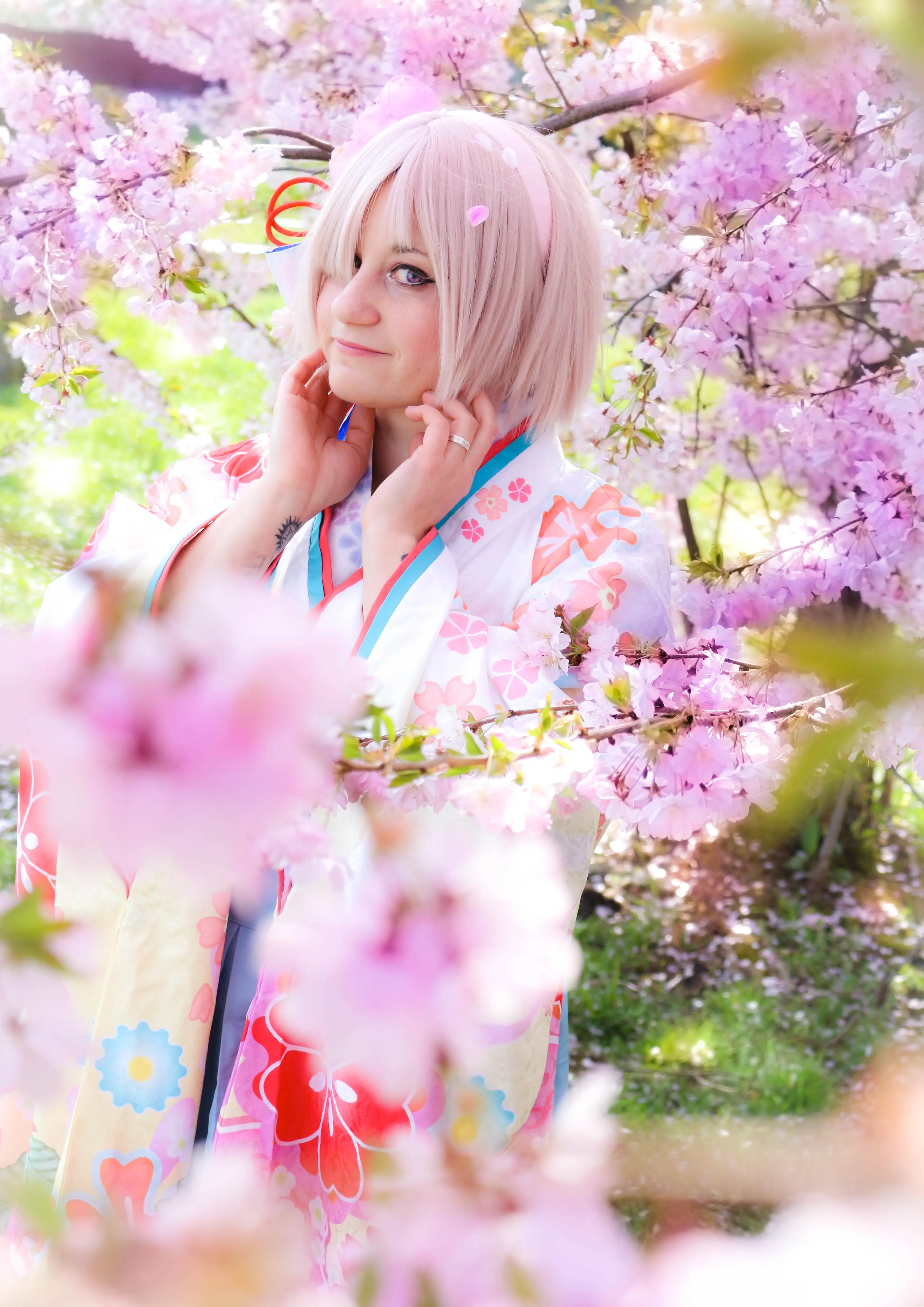 Cosplay-Cover: Mashu Kyrielight (Kimono)
