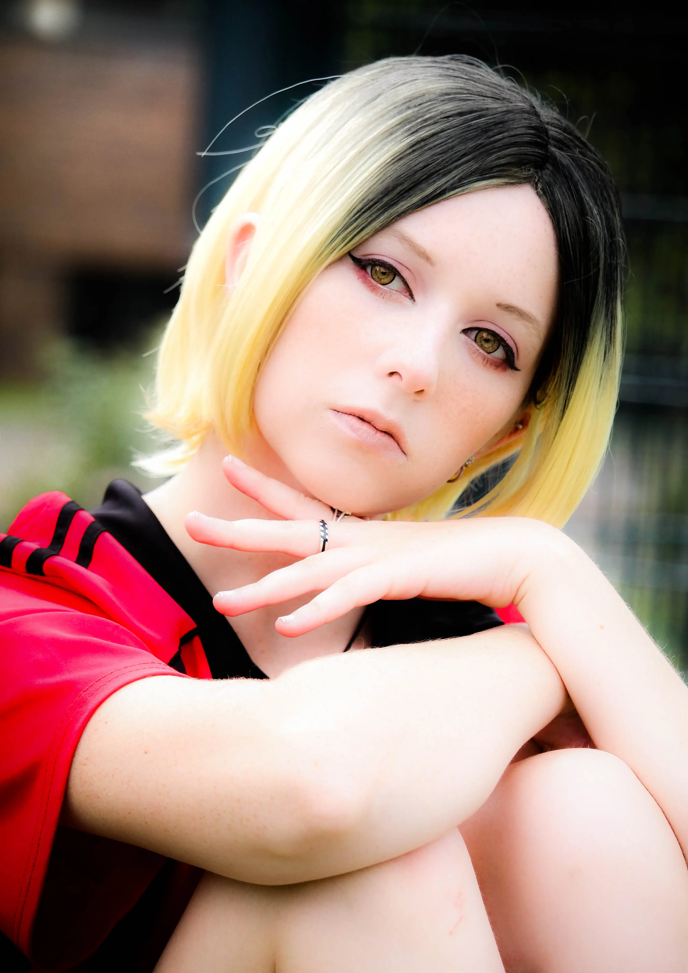 Cosplay-Cover: Kenma Kozume [Nekoma Trikot]