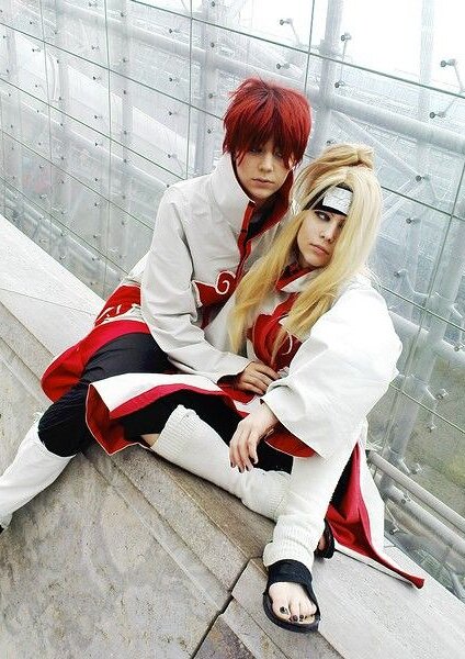 Cosplay-Cover: Mangetsu Deidara [white coat | Akatsuki Heaven]