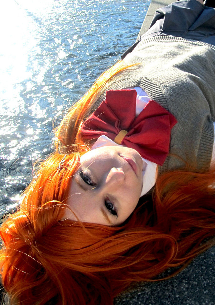 Cosplay-Cover: Inoue Orihime [Schuluniform]