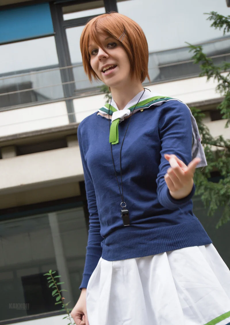 Cosplay-Cover: Riko Aida • Winteruniform