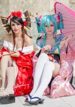 Cosplay-Cover: Miku Kimono Version