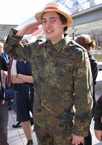 Cosplay-Cover: Ruffy in Bundeswehr-uniform