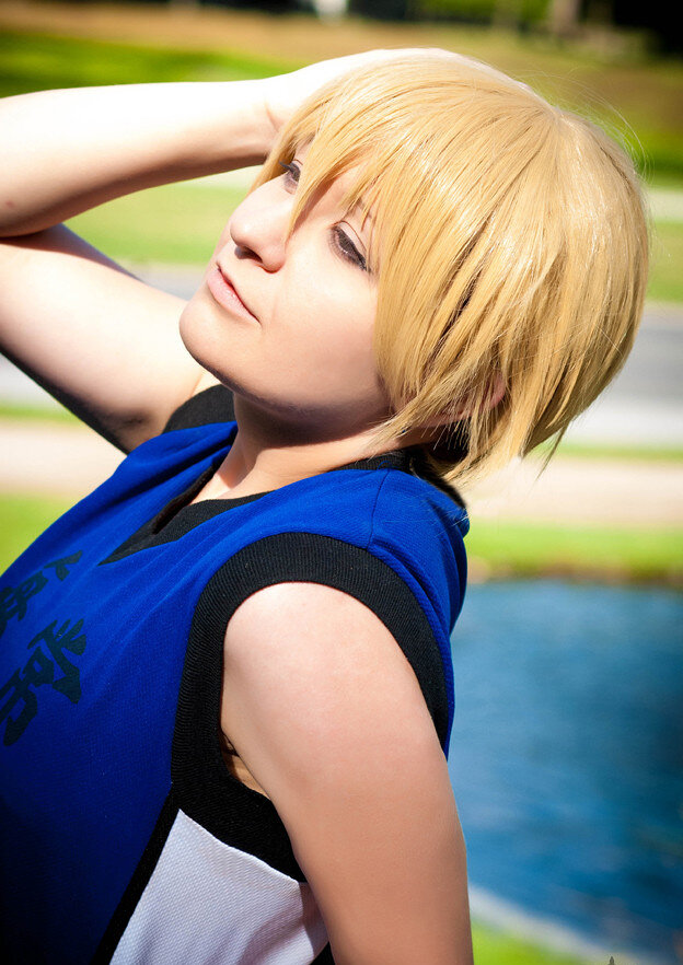 Cosplay-Cover: Kise Ryouta (Blue Kaijo Jersey)