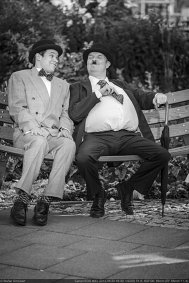 Cosplay-Cover: Oliver Hardy (Laurel & Hardy bzw. Dick & Doof)