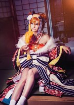 Cosplay-Cover: Kousaka Honoka ~Uma no Tosi Kimono Ver.~