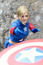 Cosplay-Cover: fem Captain America