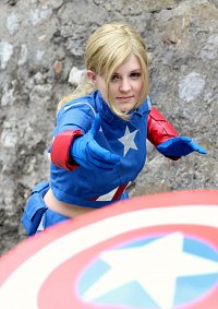 Cosplay-Cover: fem Captain America