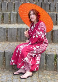 Cosplay-Cover: Ich im Kimono