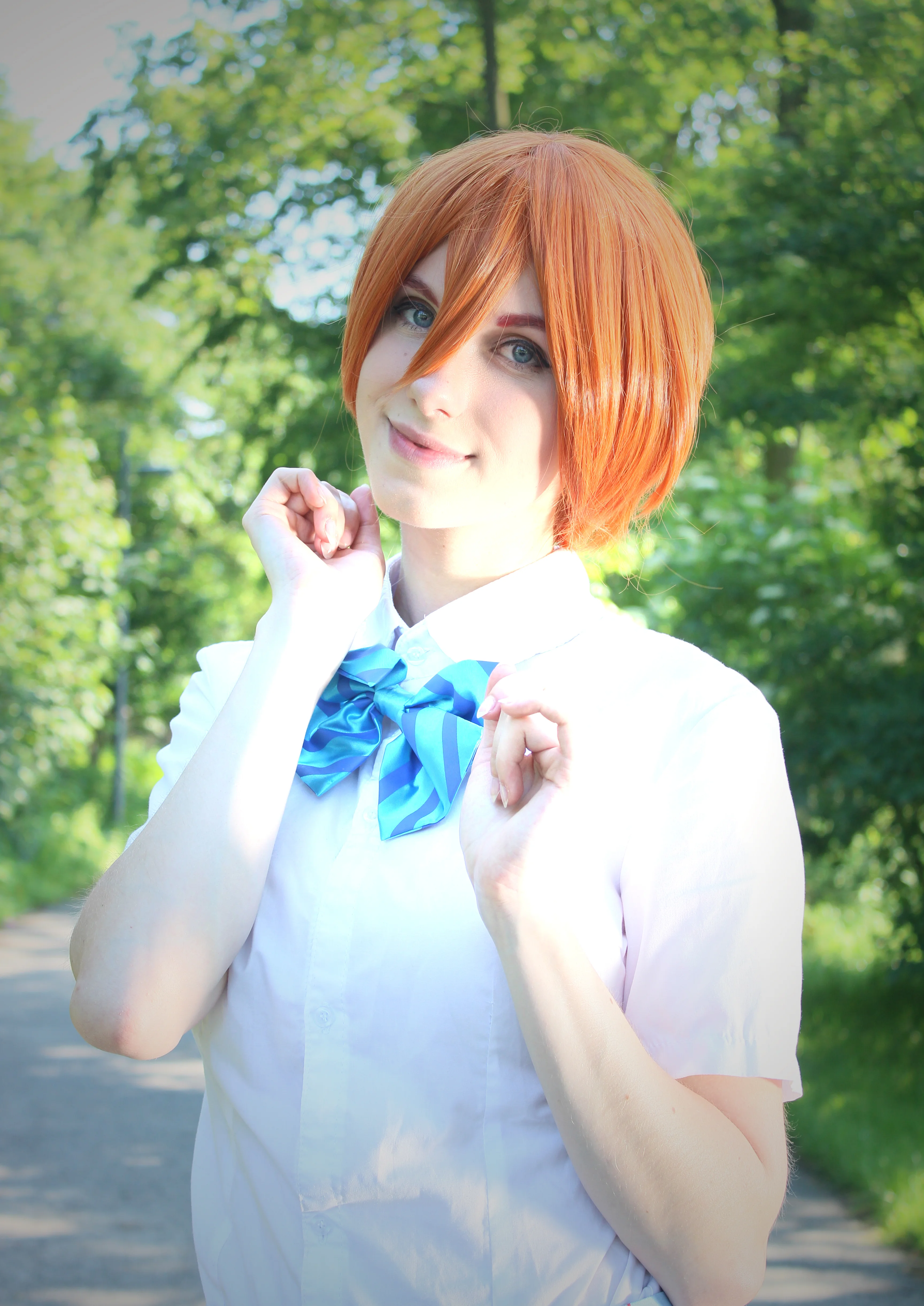 Cosplay-Cover: Rin Hoshizora (Schuluniform)