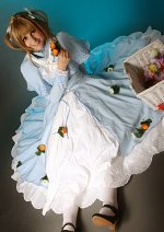 Cosplay-Cover: Card Captor Sakura (blaues Winterkleid)