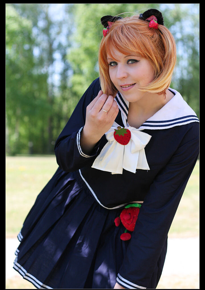 Cosplay-Cover: Pseudo Catgirl in Seifuku