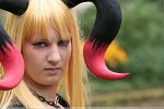 Cosplay-Cover: Dämon (der rote Stier aus "Das Letzte Einhorn")