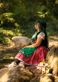 Cosplay-Cover: Tsuyu Asui (Fantasy AU)
