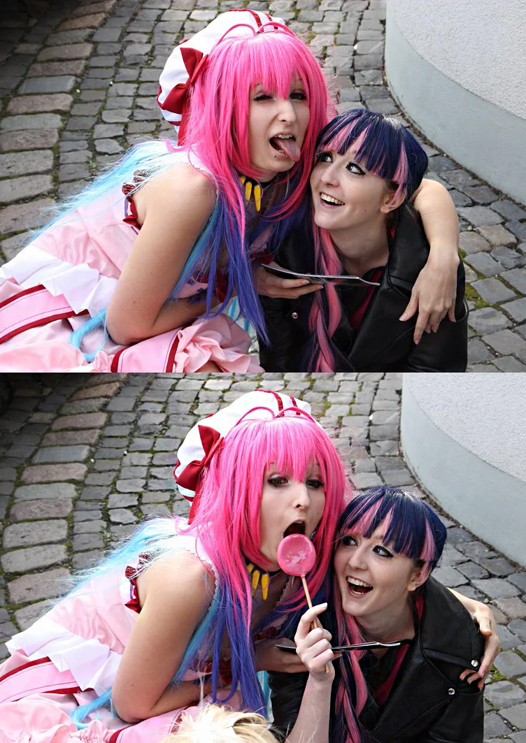 Cosplay-Cover: Stocking - mehr oder weniger Zivil 8D
