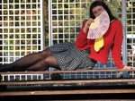Cosplay-Cover: Yukiko Amagi (Winteruniform)