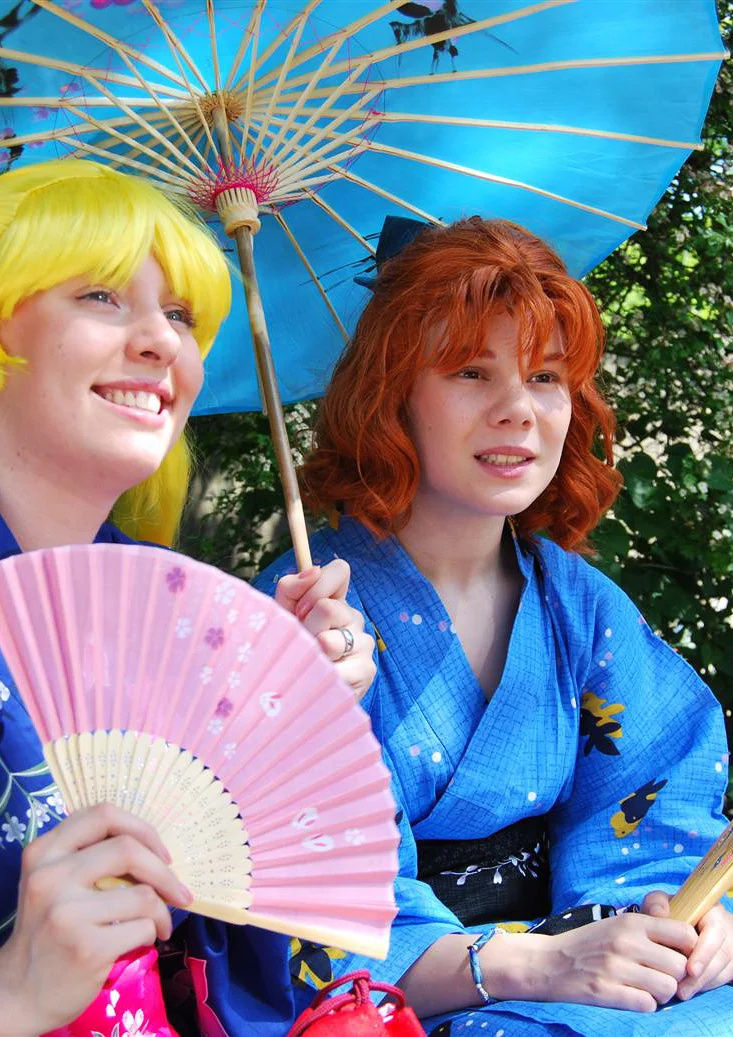 Cosplay-Cover: Bunny und Naru (Yukata)