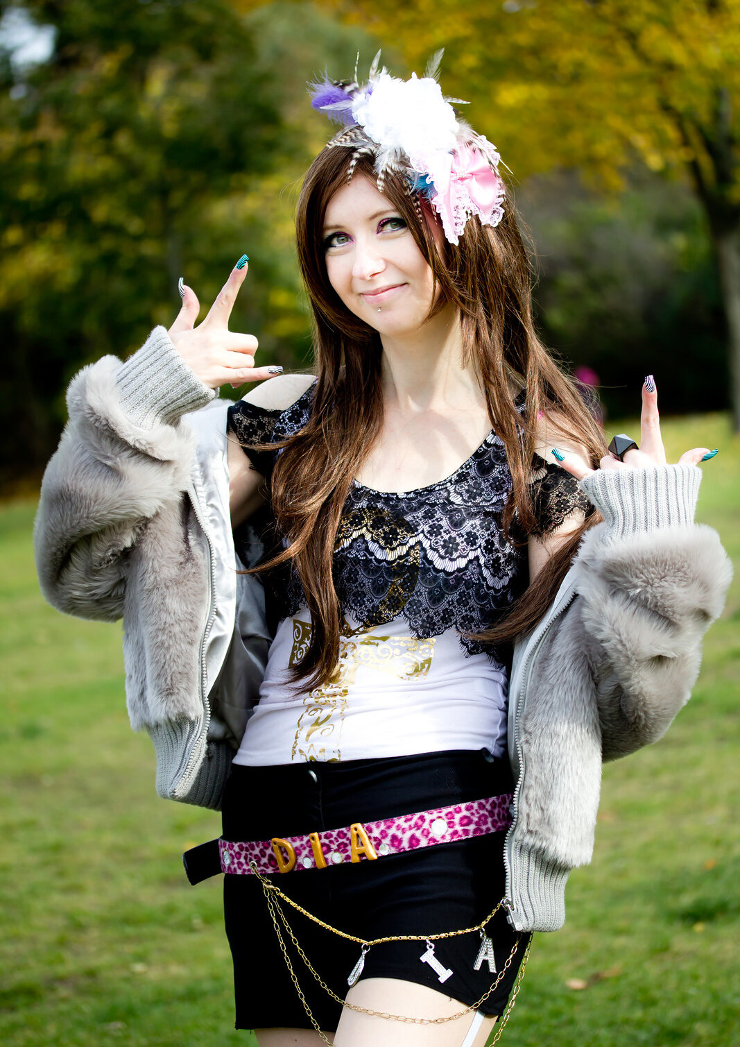 Cosplay-Cover: Kuro Gyaru Style