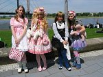Cosplay-Cover: Casual Lolita rosa-weiß