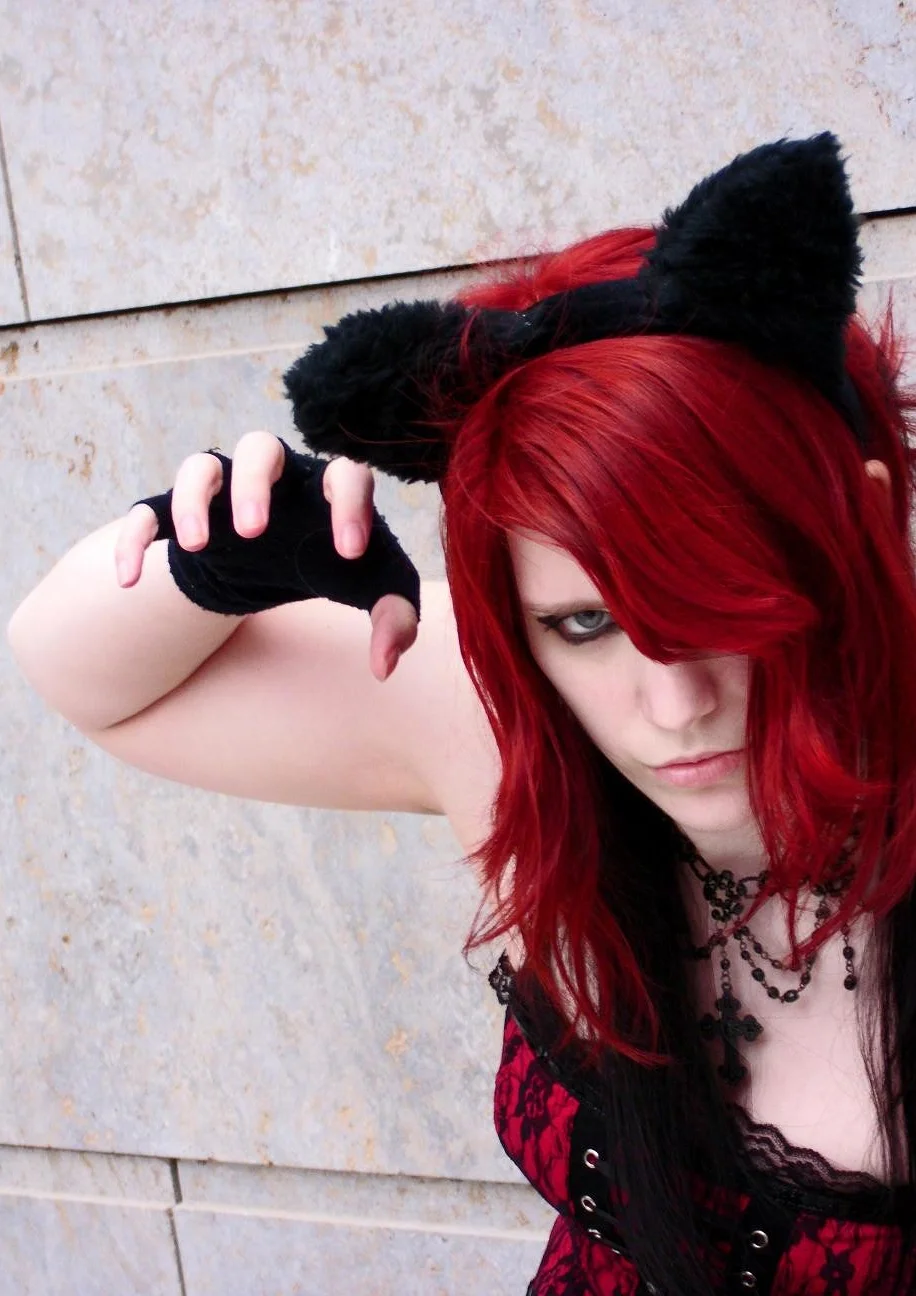 Cosplay-Cover: Gothic-Cat 4