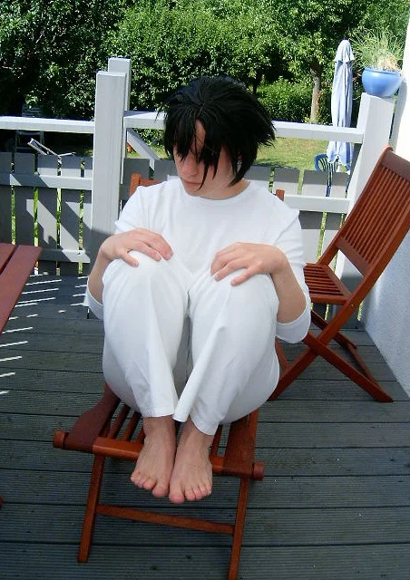 Cosplay-Cover: L (White Version, Blanc et Noir)