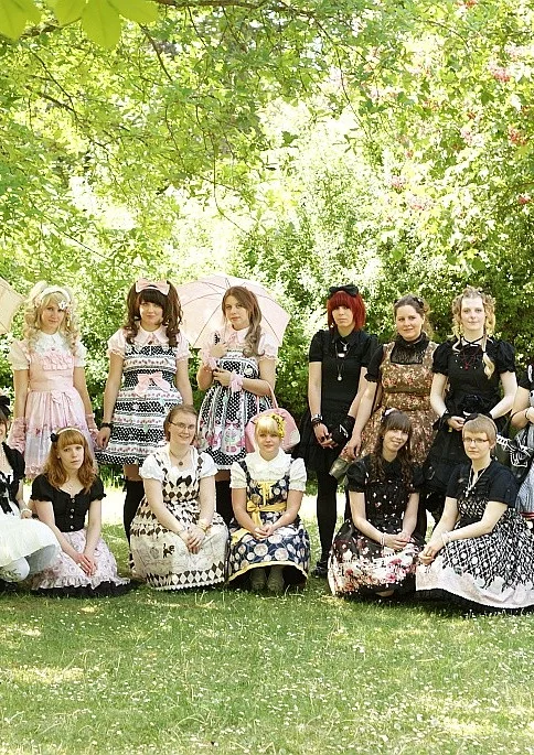 Cosplay-Cover: floral classic lolita