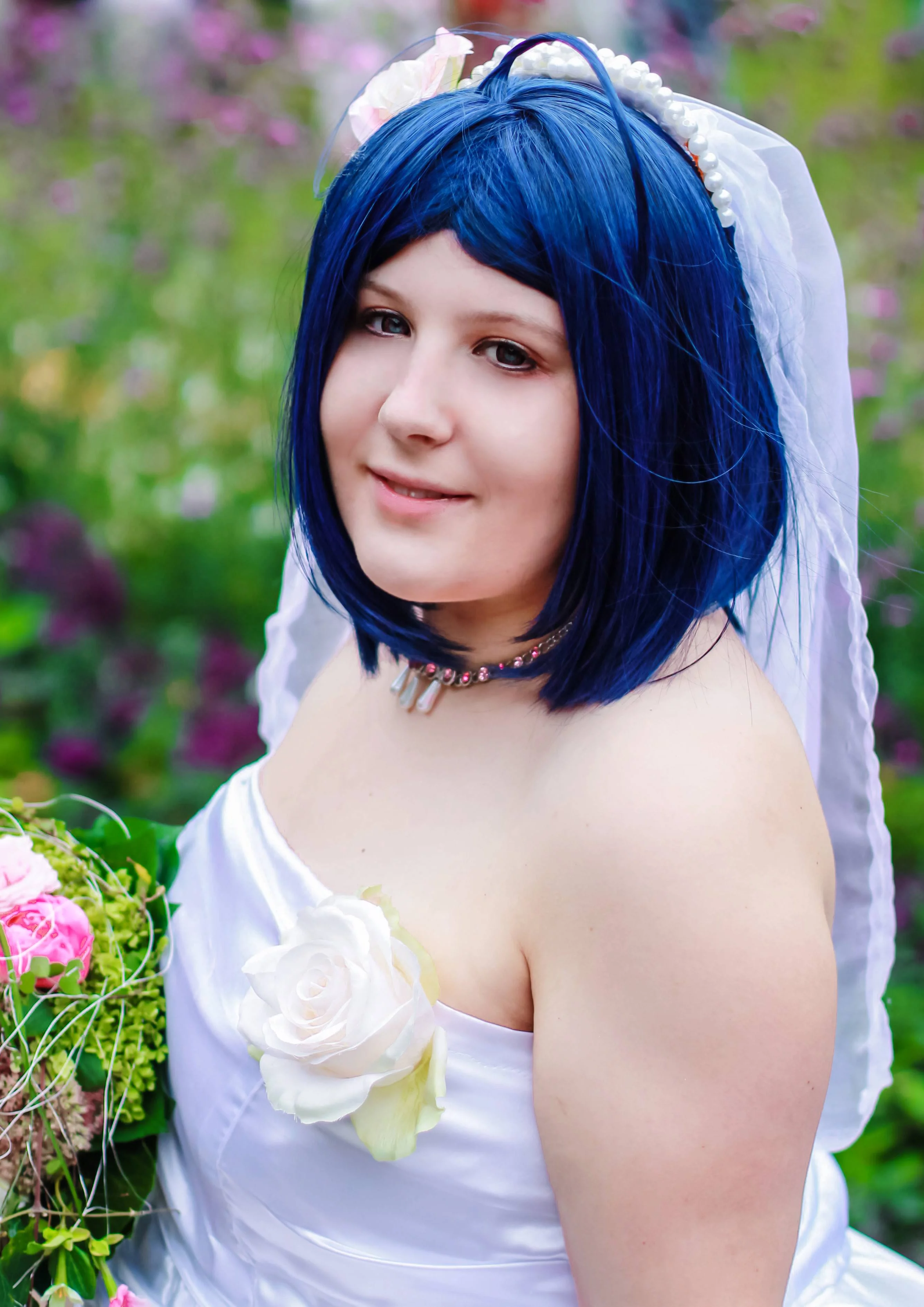Cosplay-Cover: Azusa Miura (Wedding Dress)