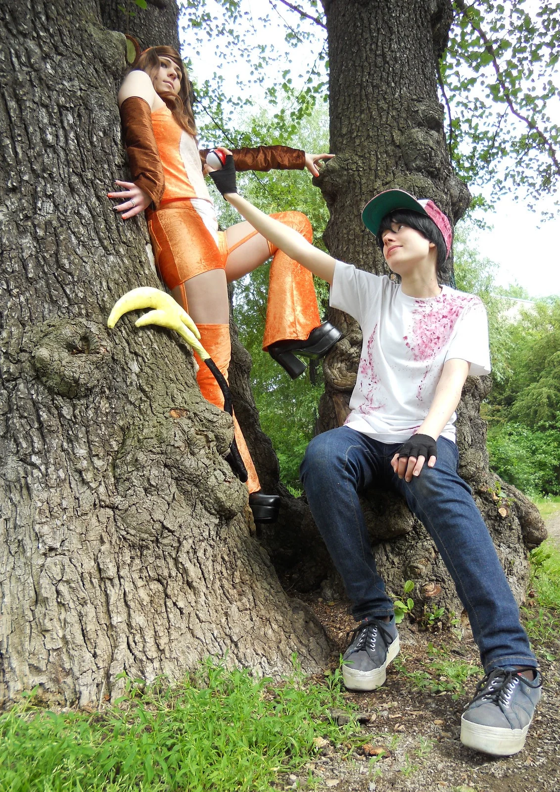 Cosplay-Cover: Ash Ketchum [Bloody Version] Fanart