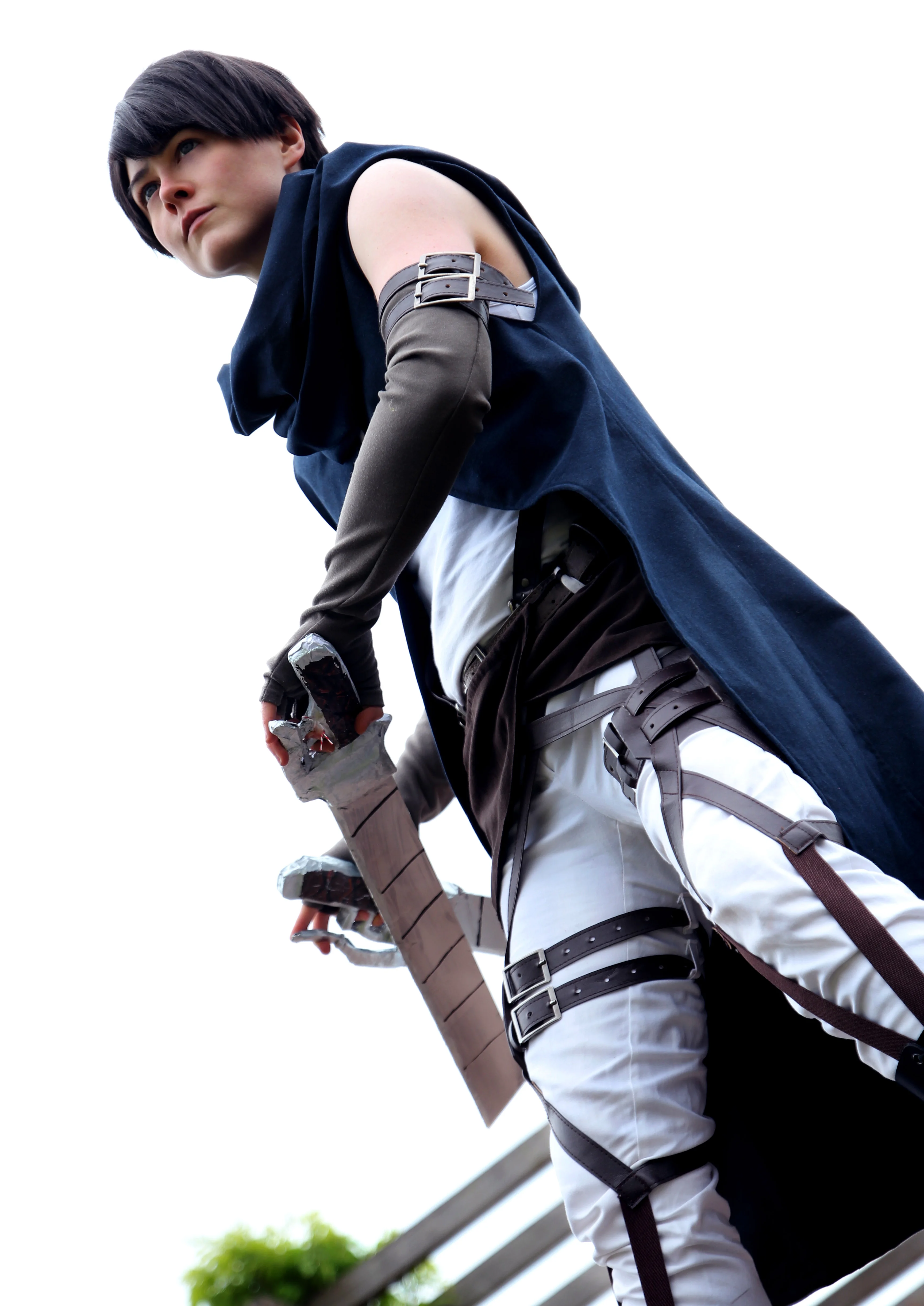 Cosplay-Cover: Levi Ackermann [Blue Cape Counterattack]