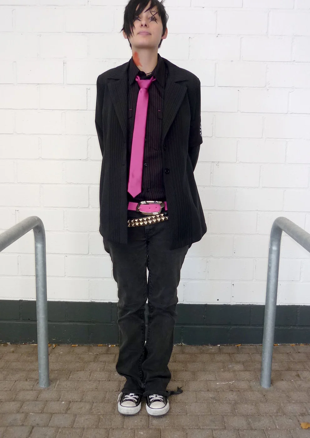 Cosplay-Cover: Frankie Iero [three cheers - eyes crossed out]
